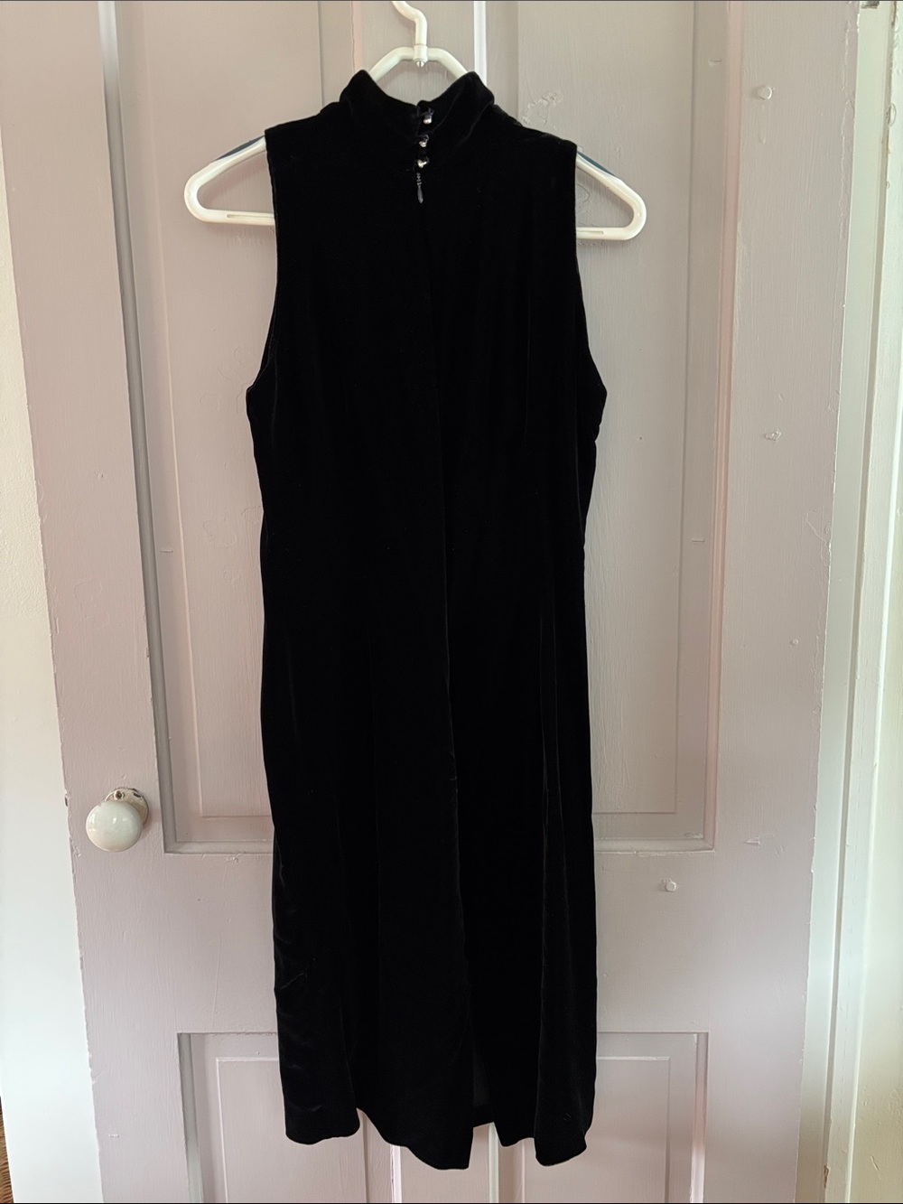 Sleeveless Black Velvet vintage treasure